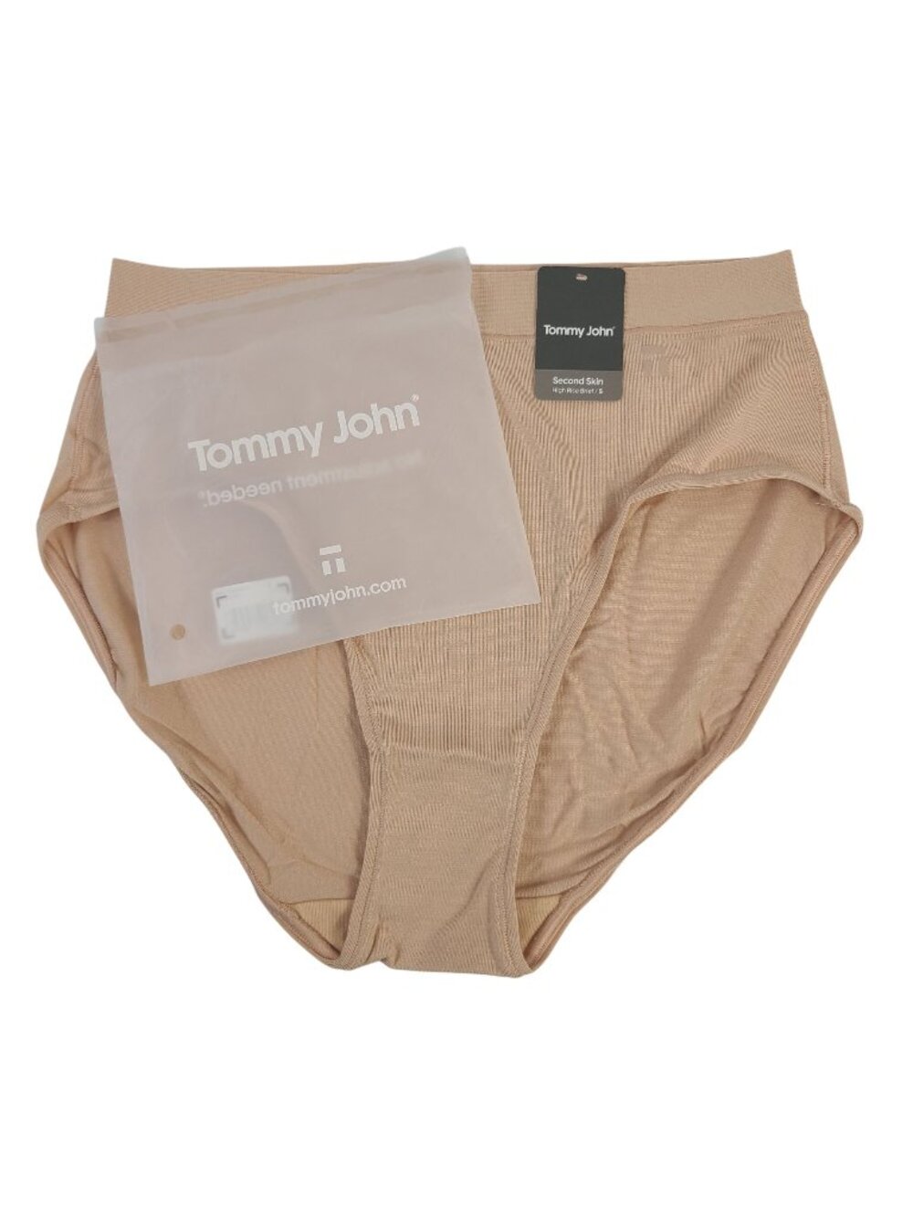 NEW Tommy John Second Skin High Rise Briefs Sz S Maple Sugar Modal Blend